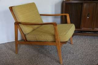 VTG Mid Century Danish Modern LARSEN SELIG Style Lounge Chair  