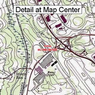  USGS Topographic Quadrangle Map   Relay, Maryland (Folded 