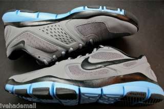 Nike Free TR2 Trainer Sz 11 Cool Grey Black University Blue 442031 004 