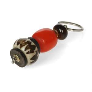  Cow Bone and Amber Colored Keychain Opening Doors  Fair 