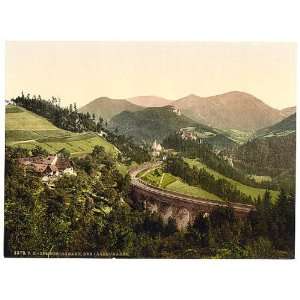  Photochrom Reprint of Semmering Railway, Der Jägergraben 