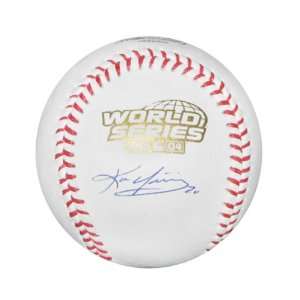 Kevin Youkilis Autographed World Series Baseball:  Sports 