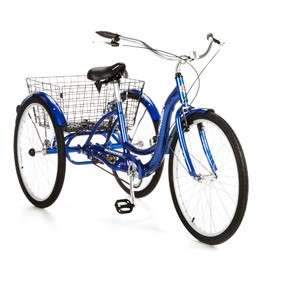 Schwinn Meridian 26 Adult Trike tricycle, Blue  