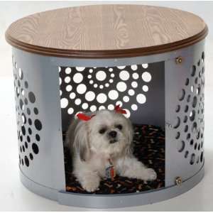 23 Round Dog House with Solid Wood Top:  Kitchen & Dining