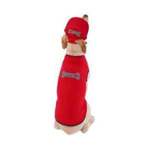  Doggles K9 Klothes   T Shirt   Red with Bone