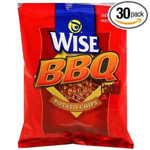 Wise Snacks Potato Chips, BBQ, 1.5 Ounce Bags (Pack of 30):  