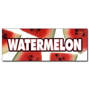   WATERMELON DECAL sticker fruit stand farmers market 