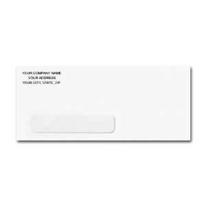  Custom Printed #10 Window Self Seal Envelope   Min 