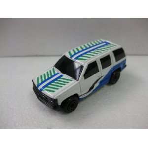  White Green Blue Out Back SUV Matchbox Car Toys & Games