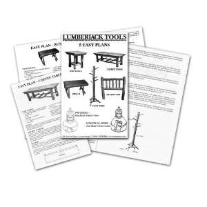    Lumber Jack Tools EZ Log Furniture Plans Booklet