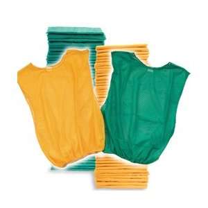  Youth Scrimmage Vest 50 Pack Grn/Yel (PAC): Sports 
