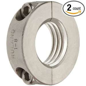 Ruland TSP 5 24 SS Two Piece Clamping Shaft Collar, Threaded 