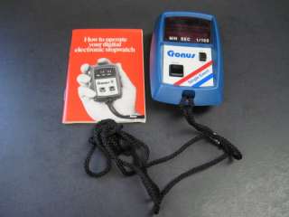 VINTAGE CRONUS STOPWATCH & Instructions IN BOX GREAT!  