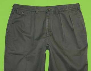 Savane sz 40 x 32 Mens Khakis Green Dress Pants 3A63  