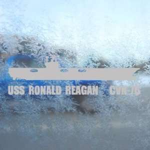  USS RONALD REAGAN CVN 76 US Navy Gray Decal Car Gray 