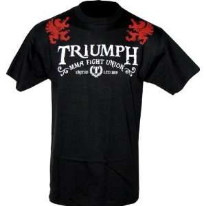  Triumph United Union Black T Shirt: Sports & Outdoors