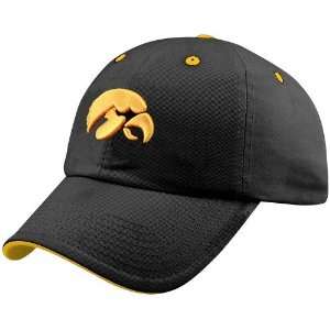  Top of the World Iowa Hawkeyes Black Crew Adjustable Hat 