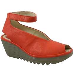 Fly London Yaya Wedge in Red   NEW!  