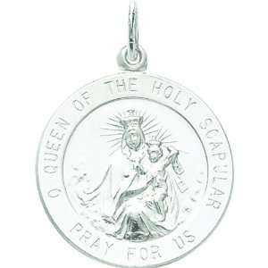 Sterling Silver Scapular Medal Jewelry