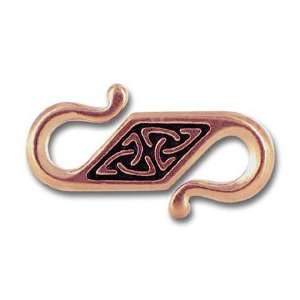   TierraCast Antique Copper Plated Celtic S Hook Clasp: Home & Kitchen