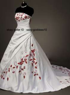 Sexy Wedding Dress/Bridal/Gown Custom&plus size 2 34  