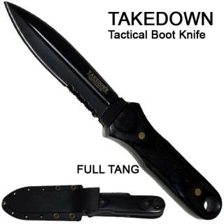  Boot Knife with Sheath Full Tang Steel Tactical Boot Knives  