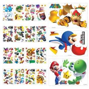  Super Mario Bros Giant Peel And Stick Wall Decal Collector 