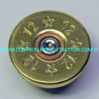 Pad 12ga Bullet Buttons Bronze / Brass for XBOX 360 Controller w 