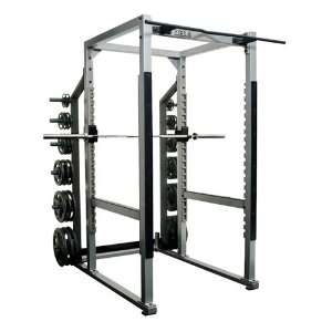  York Barbell Power Cage   Silver