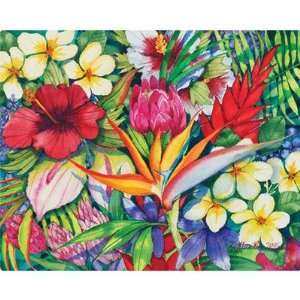 12 x 15 Tropical Floral Design Cutting Board  Kitchen 