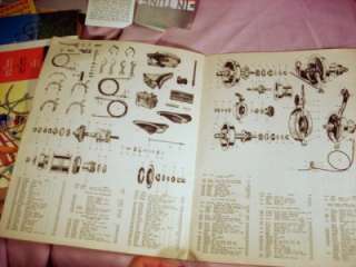 EARLY VINTAGE RALEIGH The ALL  STEEL BICYCLE SPARE PARTS LIST FROM 
