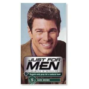  Just For Men Shampoo In Hair Color Dark Brown Value Pack 