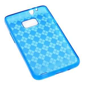  GTMax 8pcs   Blue Argyle Checker Soft Gel Skin Case 