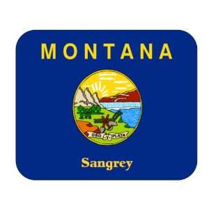  US State Flag   Sangrey, Montana (MT) Mouse Pad 