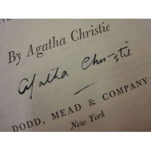 Christie, Agatha Murder In Our Midst 1967 Book Signed Autograph 