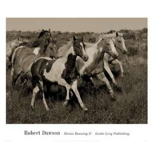  Robert Dawson   Horses Running II Giclee Canvas
