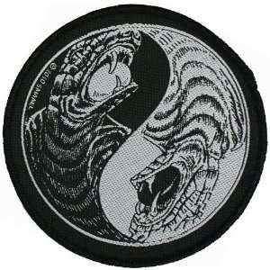  Samael Serpents Yin Yang Heavy Metal Band Woven Patch 