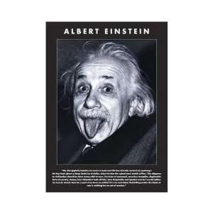 Albert Einstein   Tongue Poster Print