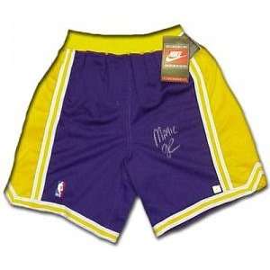  Signed La Lakers Heavyweight Pro Model Shorts: Sports & Outdoors