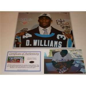 DeAngelo Williams Carolina Panthers Autographed/Hand Signed 8 x 10 