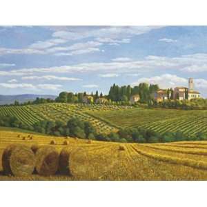  Andrea Del Missier 32W by 24H  Campo in Toscana CANVAS 