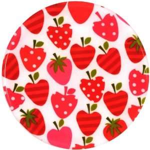  Andreas TRT208 10 Inch Silicone Trivet, Strawberry Hearts 