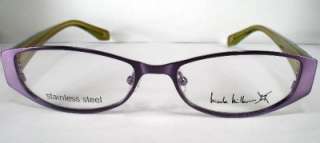  MILLER Eyeglass Eyewear Frame Demure Purple Fig Designer Women New 