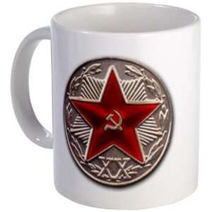 Soviet Red Star Russian Mug by  
