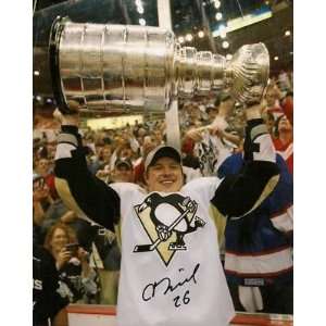  Ruslan Fedotenko signed Penguins Stanley Cup 8x10photoB 