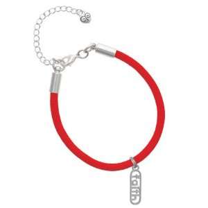    with Border Charm on a Scarlett Red Malibu Charm Bracelet Jewelry