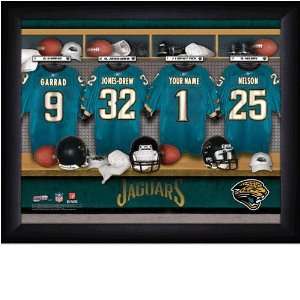  Jacksonville Jaguars Personalized Locker Room Print 
