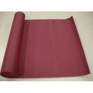   Extra Thick Deluxe High Density BURGANDY Yoga Mat