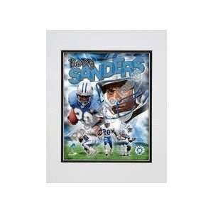  Barry Sanders Legends Composite Double Matted 8 x 10 