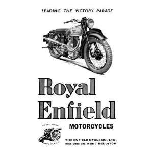  Exclusive By Buyenlarge Royal Enfield Motorcycles Leading 